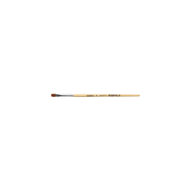 Kwast Qrea synthetisch haar nr 6 breedte 6,4mm
