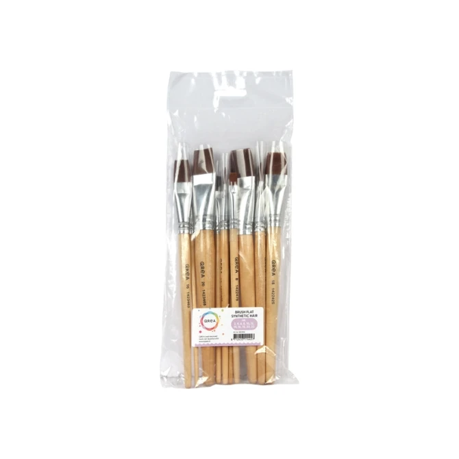 Kwast Qrea synthetisch set à 11 breedtes