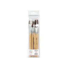 Kwast Qrea synthetisch set à 5 breedtes