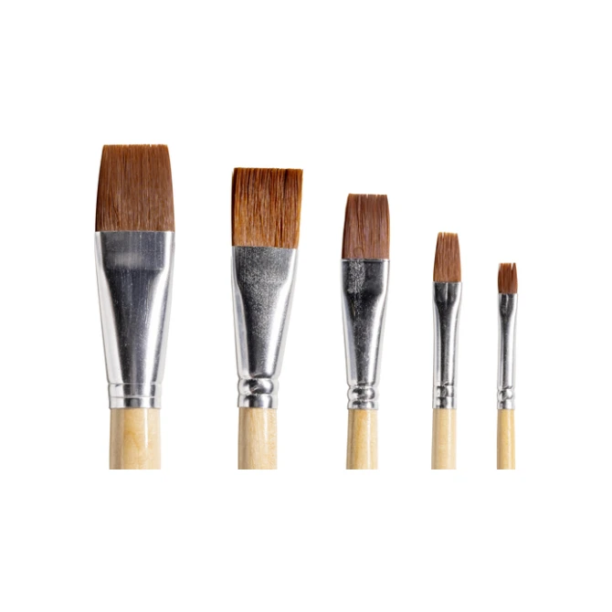 Kwast Qrea synthetisch set à 5 breedtes