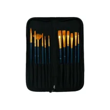 Kwasten set Conda synthetisch 12 stuks in etui Kwasten set Conda synthetisch 12 stuks in etui