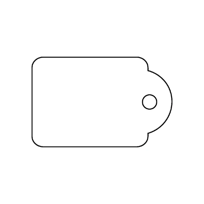 Label Apli karton nr 395 45x65mm wit 400 stuks