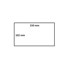 Labeletiket IEZZY Zebra 3005281-T 102x150mm 19mm wit permanent 110st