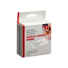 Labeletiket Quantore 11352 54x25mm adres wit 500 stuks