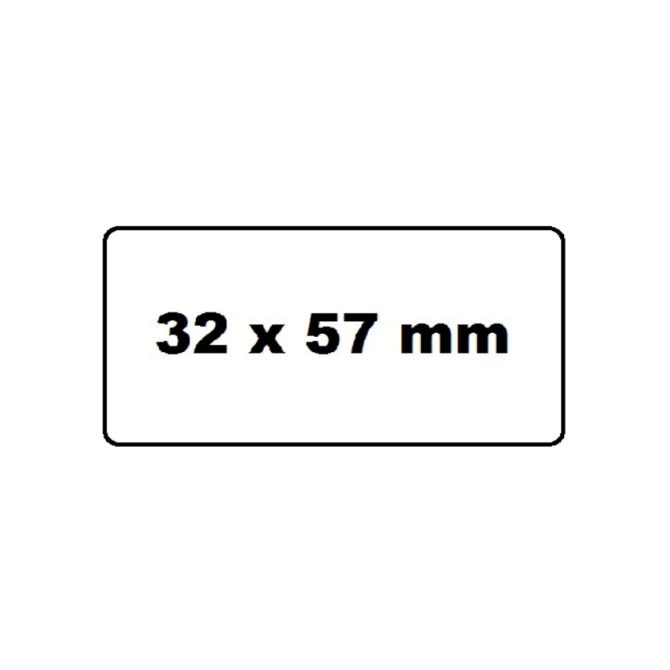 Labeletiket Quantore 11354 57mmx32mm adres wit 1000 stuks