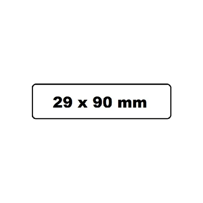 Labeletiket Quantore DK-11201 29x90mm adres wit 400 stuks