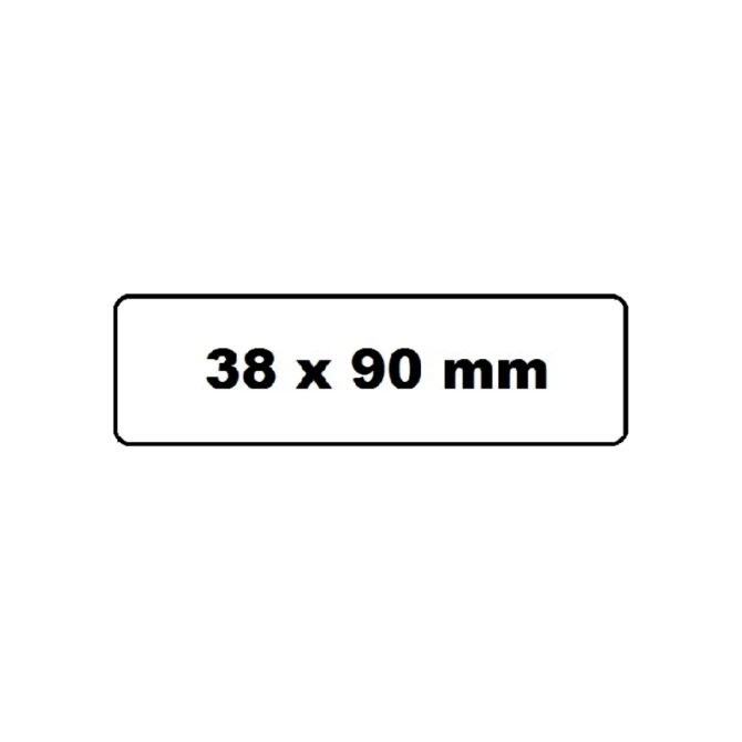 Labeletiket Quantore DK-11208 38x90mm adres wit 400 stuks