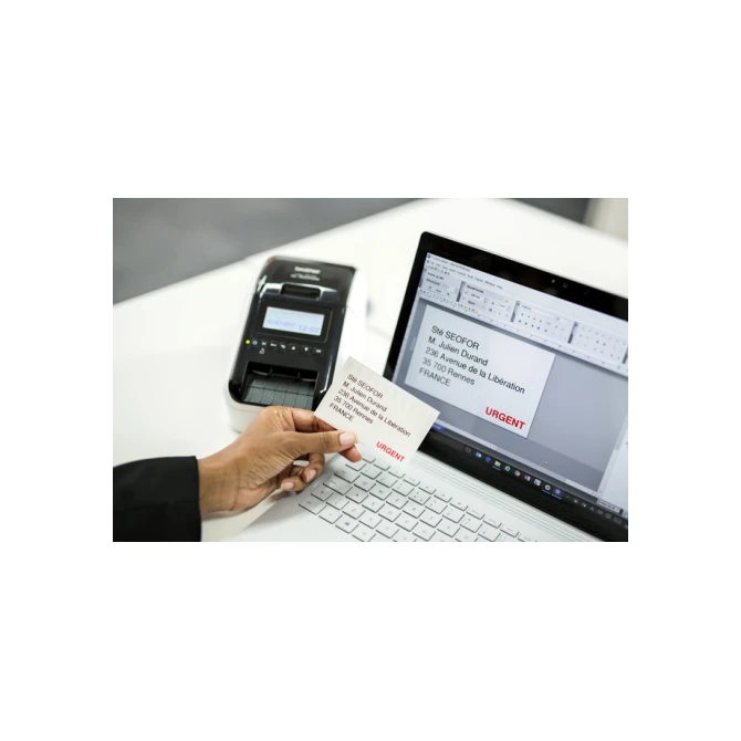 Labelprinter Brother DK QL-820NWBc desktop 62mm wit
