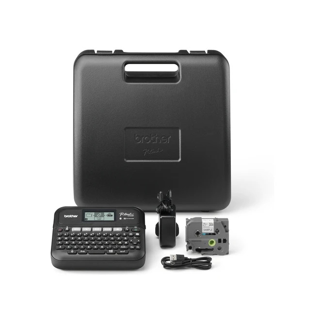 Labelprinter Brother P-touch TZe PT-D460BT desktop qwerty 18mm zwart in koffer