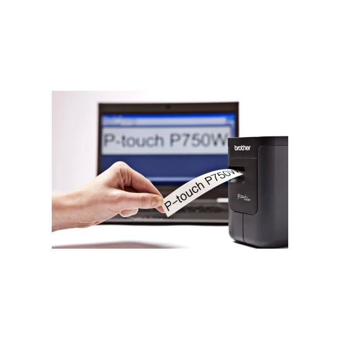 Labelprinter Brother P-touch TZe PT-P750W desktop 24mm zwart