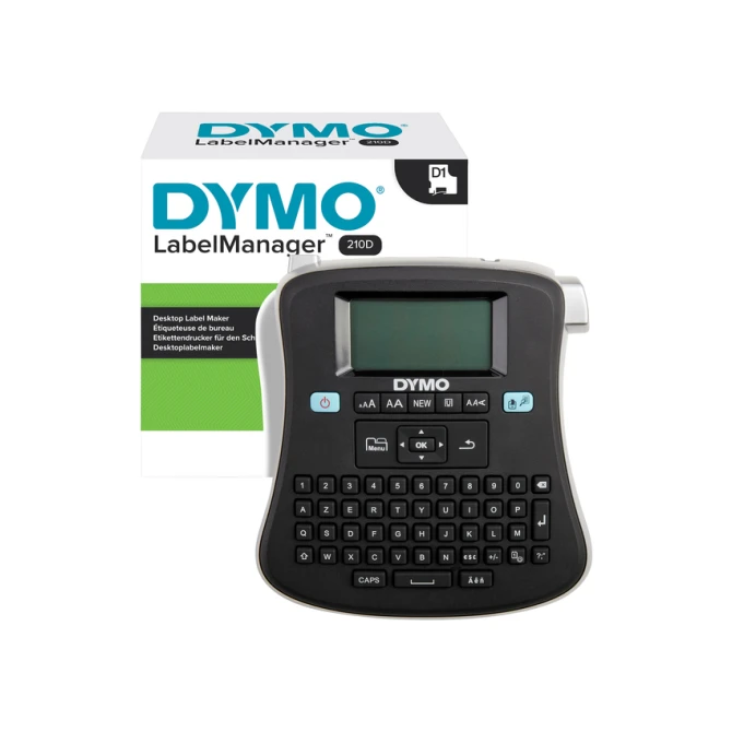 Labelprinter Dymo LabelManager 210D+ draagbaar azerty 12mm zwart