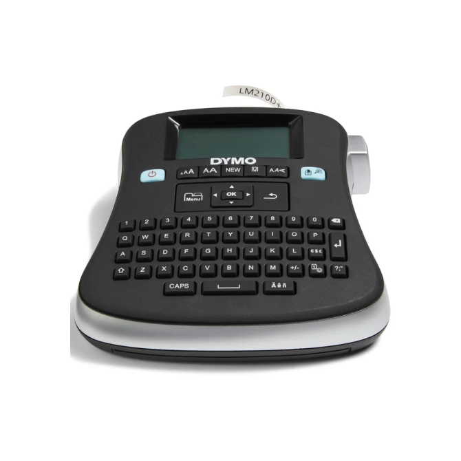 Labelprinter Dymo LabelManager 210D draagbaar qwerty 12mm zwart