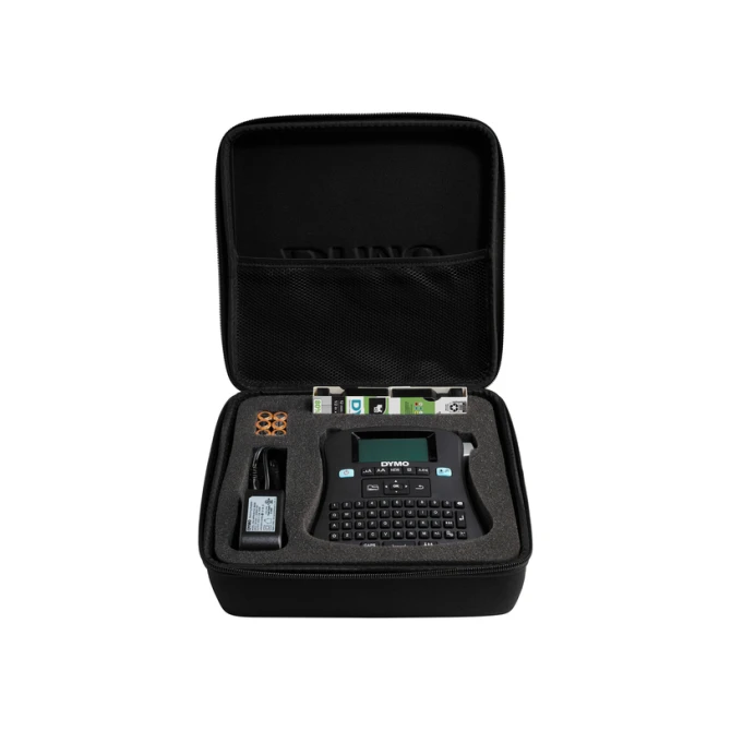 Labelprinter Dymo LabelManager 210D+ draagbaar qwerty 12mm zwart in koffer