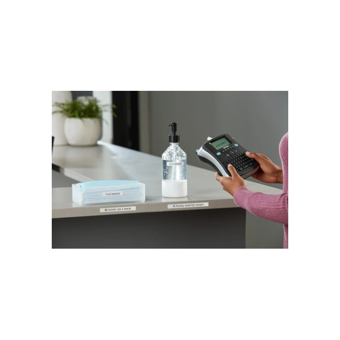 Labelprinter Dymo LabelManager 210D+ draagbaar qwerty 12mm zwart in koffer
