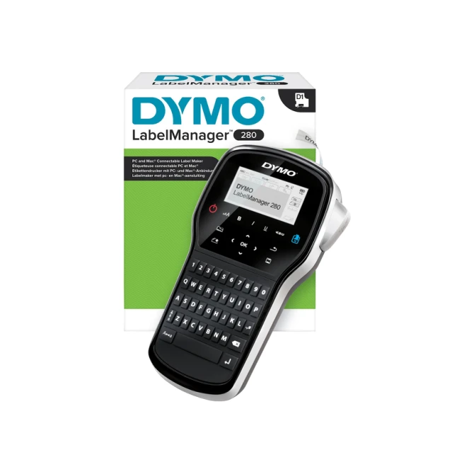 Labelprinter Dymo LabelManager 280 draagbaar qwerty 12mm zwart