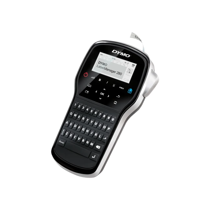 Labelprinter Dymo LabelManager 280 draagbaar qwerty 12mm zwart in koffer