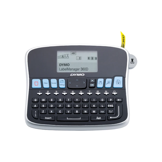 Labelprinter Dymo LabelManager 360D draagbaar azerty 19mm zwart