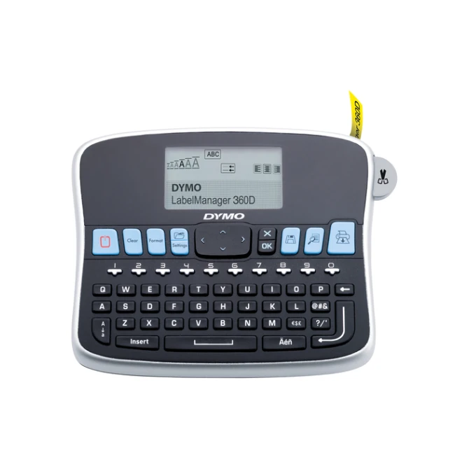 Labelprinter Dymo LabelManager 360D draagbaar qwerty 19mm zwart