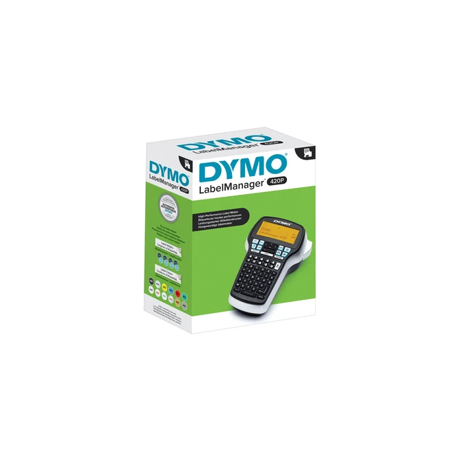 Labelprinter Dymo LabelManager 420P draagbaar abc 19mm zwart