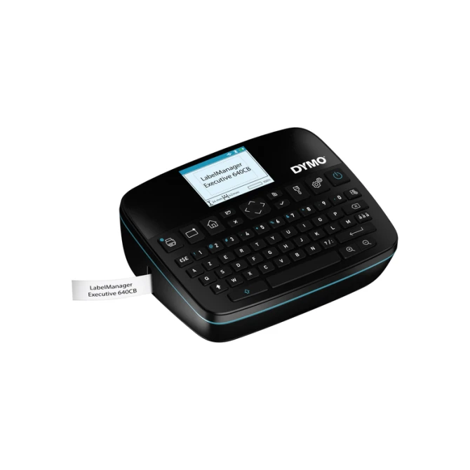 Labelprinter Dymo LabelManager Executive 640CB draagbaar azerty 24mm zwart in koffer