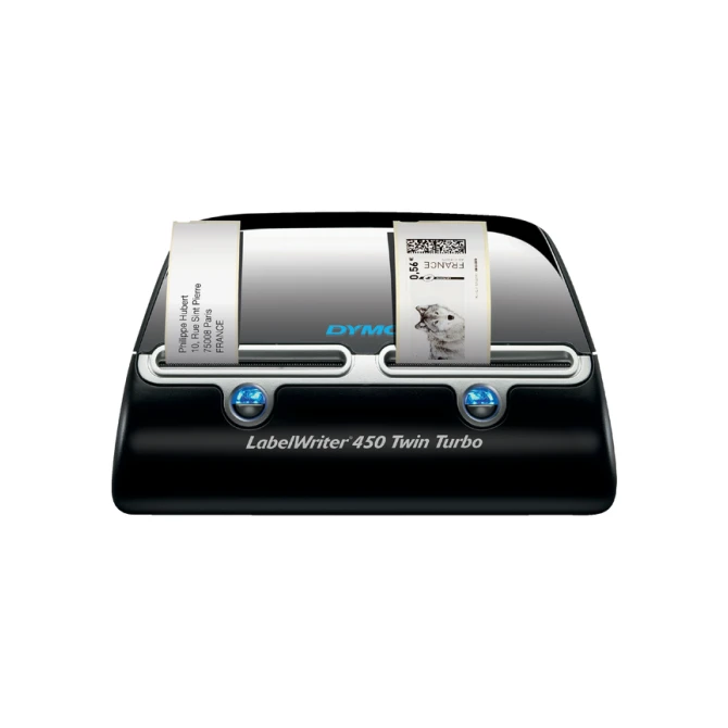 Labelprinter Dymo LabelWriter 450 Twin Turbo desktop zwart