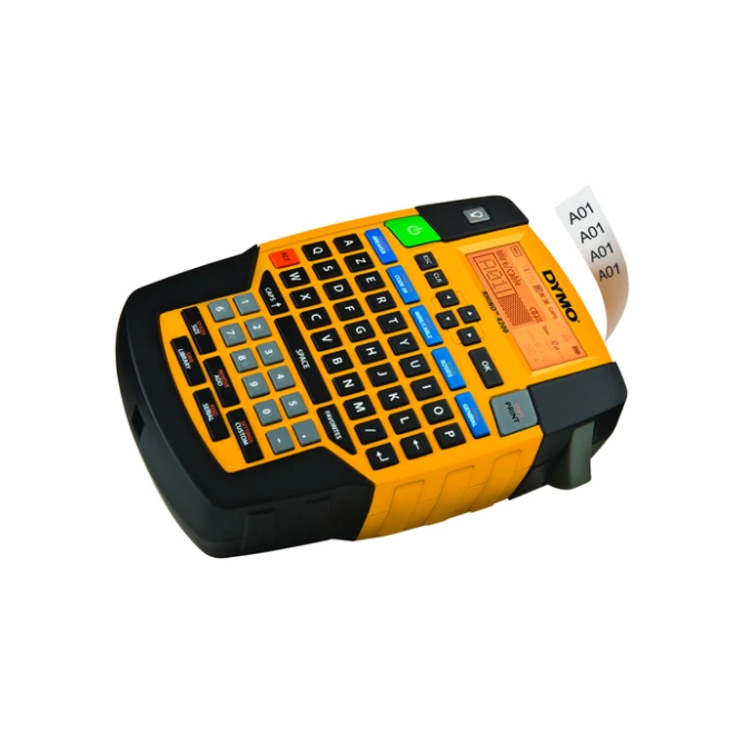 Labelprinter Dymo Rhino 4200 industrieel azerty 19mm geel in koffer