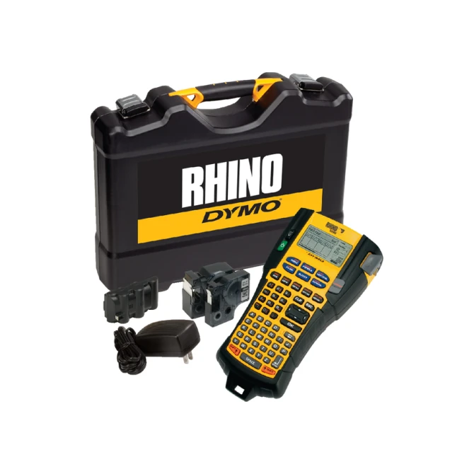 Labelprinter Dymo Rhino 5200 industrieel abc 19mm geel in koffer