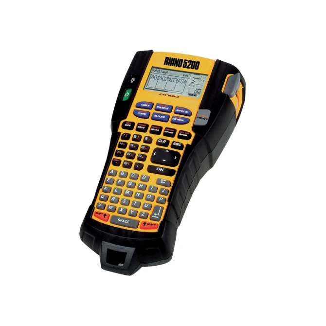 Labelprinter Dymo Rhino 5200 industrieel abc 19mm geel