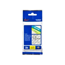 Labeltape Brother P-touch TZe-131 standaard 12mm zwart op transparant