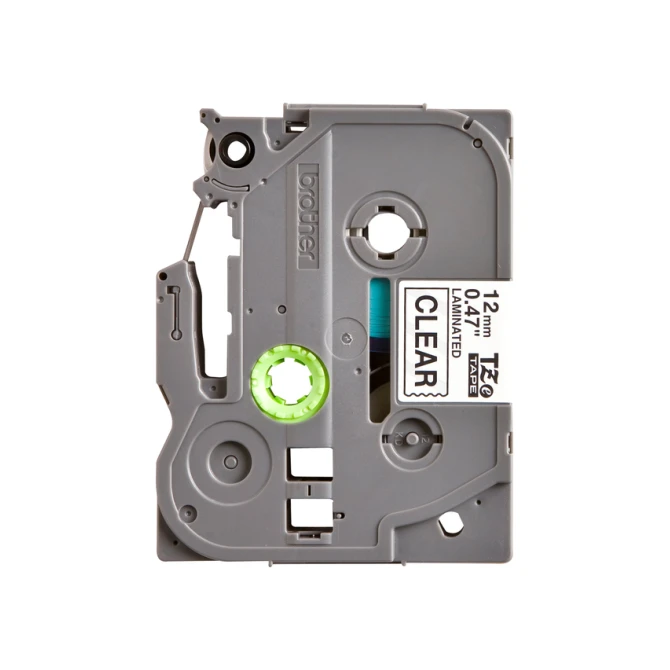 Labeltape Brother P-touch TZe-131 standaard 12mm zwart op transparant