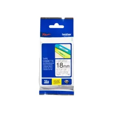 Labeltape Brother P-touch TZe-141 standaard 18mm zwart op transparant