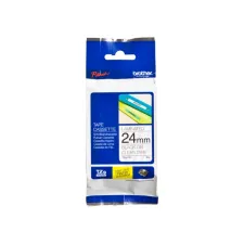 Labeltape Brother P-touch TZe-151 standaard 24mm zwart op transparant