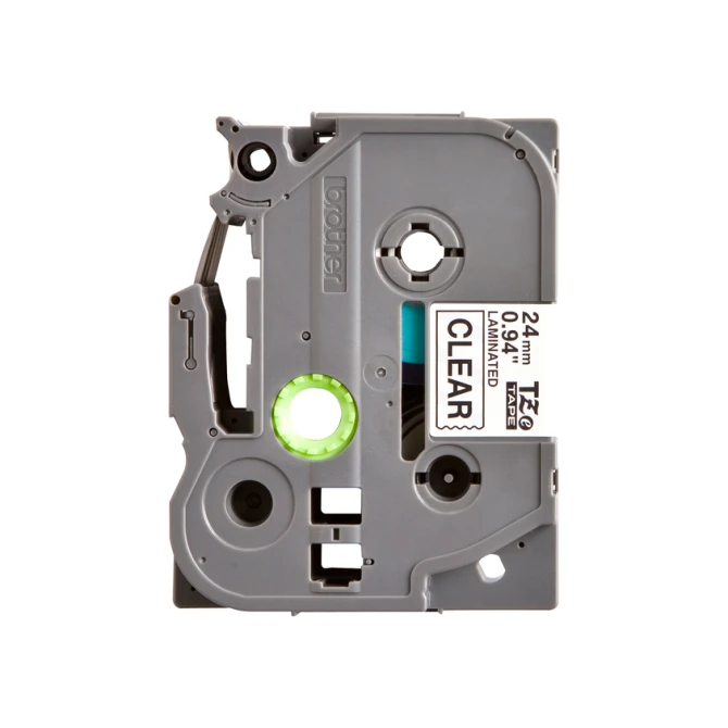 Labeltape Brother P-touch TZe-151 standaard 24mm zwart op transparant