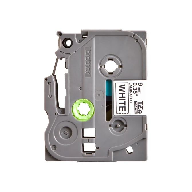 Labeltape Brother P-touch TZe-221 standaard 9mm zwart op wit