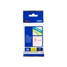 Labeltape Brother P-touch TZe-222 standaard 9mm rood op wit