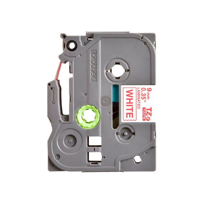 Labeltape Brother P-touch TZe-222 standaard 9mm rood op wit