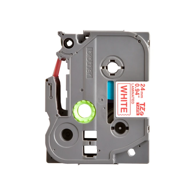 Labeltape Brother P-touch TZe-252 standaard 24mm rood op wit
