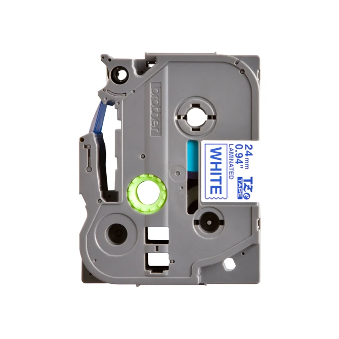 Labeltape Brother P-touch TZe-253 standaard 24mm blauw op wit