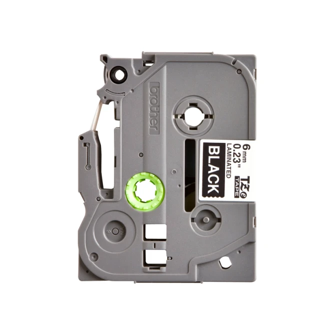 Labeltape Brother P-touch TZe-315 standaard 6mm wit op zwart