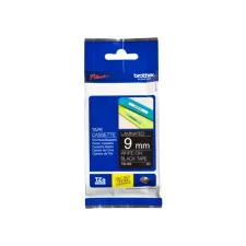 Labeltape Brother P-touch TZe-325 standaard 9mm wit op zwart