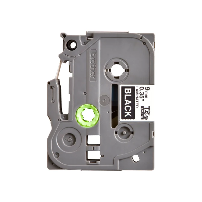 Labeltape Brother P-touch TZe-325 standaard 9mm wit op zwart