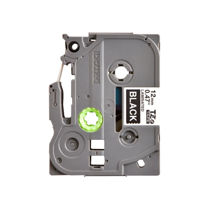 Labeltape Brother P-touch TZe-335 standaard 12mm wit op zwart