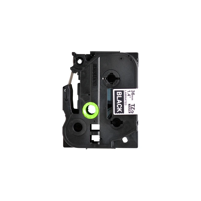 Labeltape Brother P-touch TZe-365 standaard 36mm wit op zwart