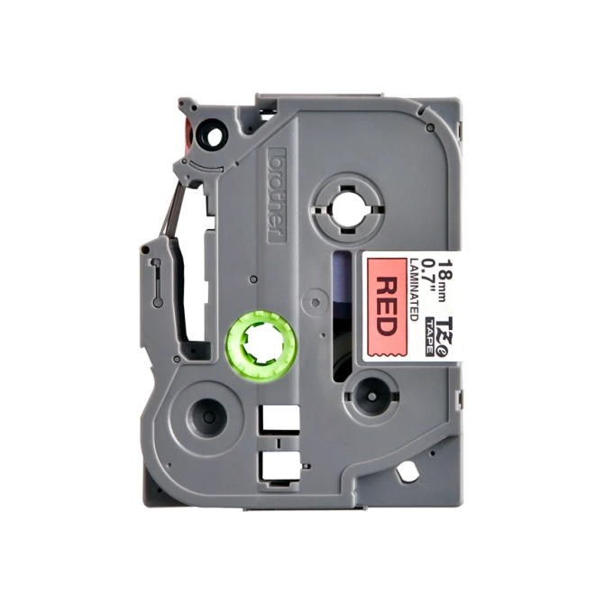 Labeltape Brother P-touch TZe-441 standaard 18mm zwart op rood