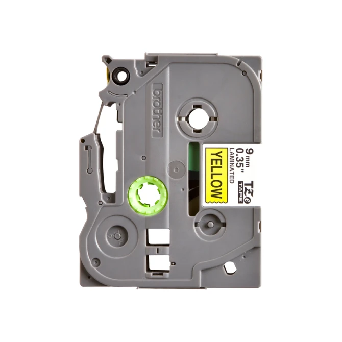 Labeltape Brother P-touch TZe-621 standaard 9mm zwart op geel