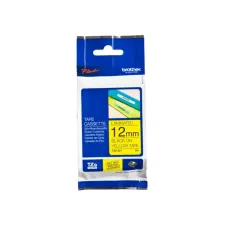 Labeltape Brother P-touch TZe-631 standaard 12mm zwart op geel