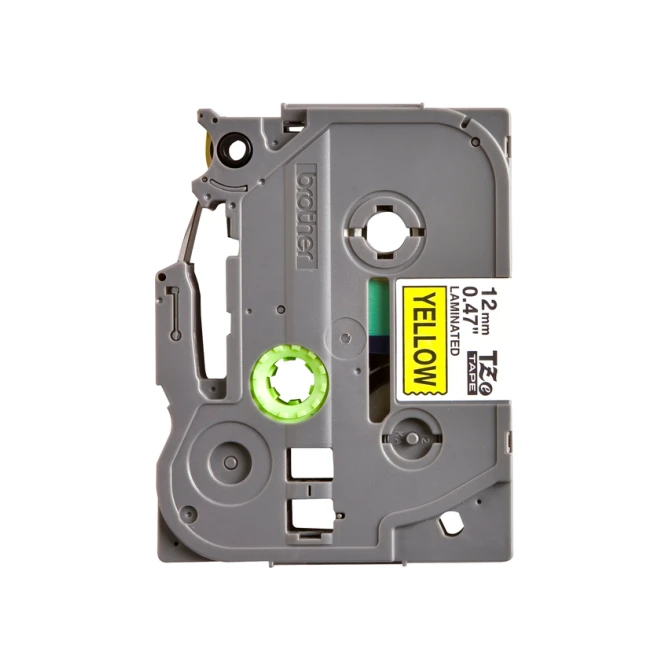 Labeltape Brother P-touch TZe-631 standaard 12mm zwart op geel