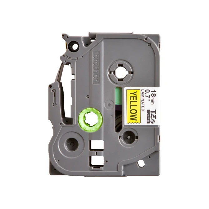 Labeltape Brother P-touch TZe-641 standaard 18mm zwart op geel