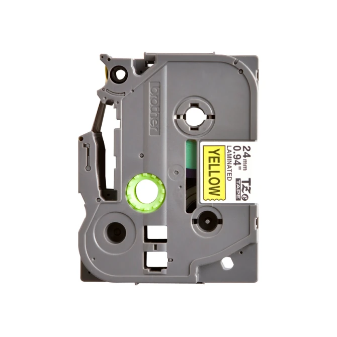 Labeltape Brother P-touch TZe-651 standaard 24mm zwart op geel