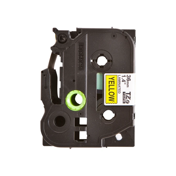 Labeltape Brother P-touch TZe-661 standaard 36mm zwart op geel